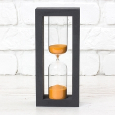 Песочные часы «Black-Orange» на 30 минут купить в интернет-магазине Супер Пуперс