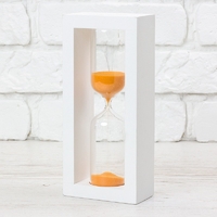 Пісочний годинник «White-Orange» на 30 хвилин