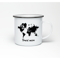 Эмалированная кружка «Travel more»