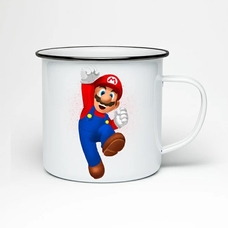 Эмалированная кружка «Марио» купить в интернет-магазине Супер Пуперс