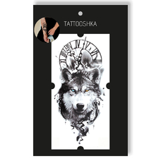 Временная тату «Волк» купить в интернет-магазине Супер Пуперс