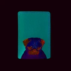 Обложка на пластиковый ID-паспорт «Мопс» купить в интернет-магазине Супер Пуперс