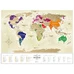 Скретч-карта світу Travel Map, Gold