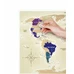 Скретч-карта світу Travel Map, Gold