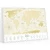 Скретч-карта світу Travel Map Gold, у рамі