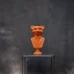 Оранжевый гипсовый бюст «Фантастический лис»
