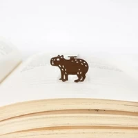 Металлическая закладка для книг «Капибара»