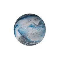 Картина в технике fluid art «Sapphire»