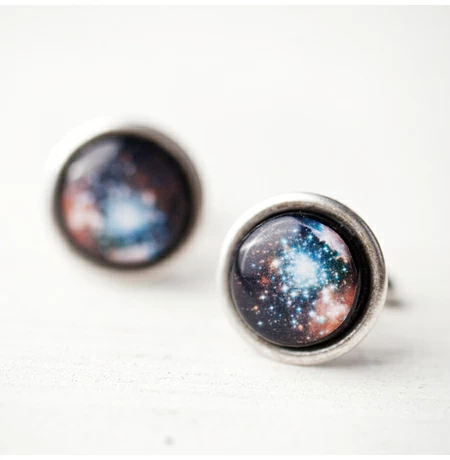 Запонки «Nebula Red»