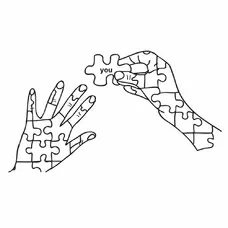 Временная тату «Puzzle», 12 см купить в интернет-магазине Супер Пуперс