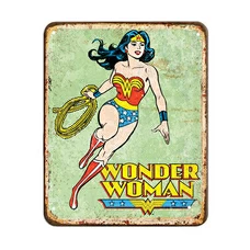 Металлическая табличка «Wonder woman» купить в интернет-магазине Супер Пуперс