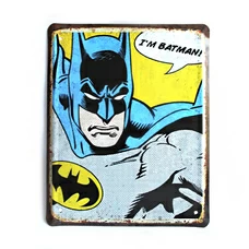 Металлическая табличка «I am Batman» купить в интернет-магазине Супер Пуперс