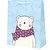 Подарунковий пакет «Blue bear» 18x23x10 см