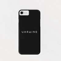 Чохол для телефону «Ukraine», чорний