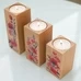 Деревянные подсвечники «Flowers» 