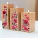 Деревянные подсвечники «Flowers» 