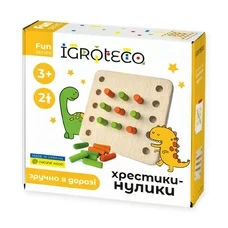 Деревянная игра «Крестики-нолики» купить в интернет-магазине Супер Пуперс