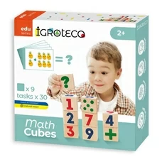 Деревянные кубики «Mathematics» купить в интернет-магазине Супер Пуперс