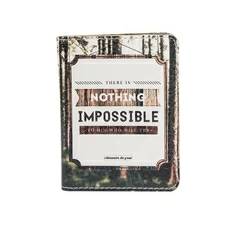 Обкладинка на ID-паспорт «Nothing impossible» придбати в інтернет-магазині Супер Пуперс