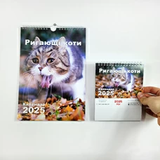 Настінний календар «Нудячі коти», А4 придбати в інтернет-магазині Супер Пуперс