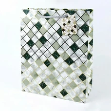Подарунковий пакет (мармур) 23x18x10 см придбати в інтернет-магазині Супер Пуперс
