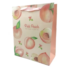 Подарочный пакет «Berries» (peach) 32x26x12 см купить в интернет-магазине Супер Пуперс
