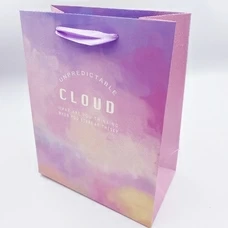 Подарочный пакет «Cloud» (pink) 23х18х10 см купить в интернет-магазине Супер Пуперс