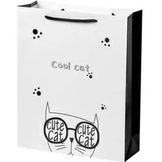 Подарочный пакет «Cute cat» 32х26х10 см купить в интернет-магазине Супер Пуперс