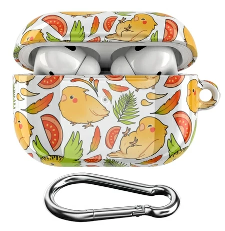 Чехол для Apple AirPods «Lovely parrots»