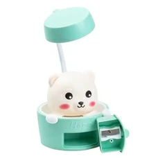 Настольная лампа «Cute pets», бирюзовая купить в интернет-магазине Супер Пуперс