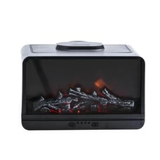Зволожувач повітря з підсвічуванням «Fireplace», чорний придбати в інтернет-магазині Супер Пуперс