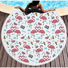 Пляжный коврик «Фламинго Summer» купить в интернет-магазине Супер Пуперс