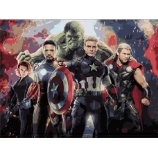 Картина по номерам «The Avengers» купить в интернет-магазине Супер Пуперс