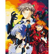 Картина за номерами «Evangelion» придбати в інтернет-магазині Супер Пуперс