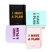 Планер "I have a plan" (eng), лавандовий