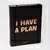 Планер «I have a plan» (eng), чёрный