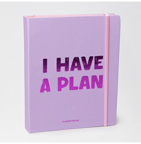 Планер "I have a plan" (eng), лавандовий