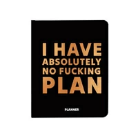 Планер «I have absolutely no plan» чёрный