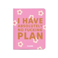 Планер «I have absolutely no plan» розовый