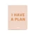 Планер «I have a plan» бежевый