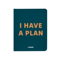 Планер «I have a plan» зелёный