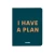 Планер «I have a plan» зелёный