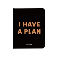Планер «I have a plan» чёрный