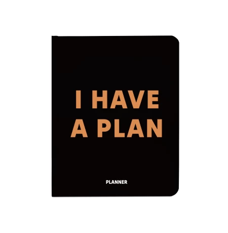 Планер «I have a plan» чорний