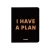 Планер «I have a plan» чёрный