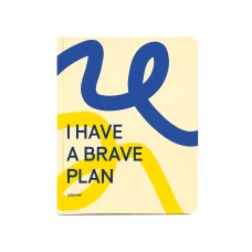 Планер «I have a brave plan» синьо-жовтий придбати в інтернет-магазині Супер Пуперс