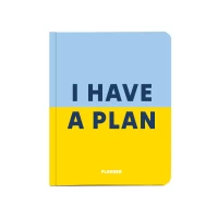 Планер «I have a plan» сине-жёлтый