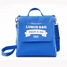 Термо сумочка для ланча «Lunch Bag (Size L+)», голубая купить в интернет-магазине Супер Пуперс
