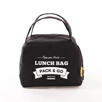 Термосумочка для ланчу "Lunch Bag (Zip)", чорна