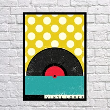 Постер «Vinyl lover» придбати в інтернет-магазині Супер Пуперс